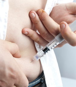 Tratamiento de la diabetes con insulina